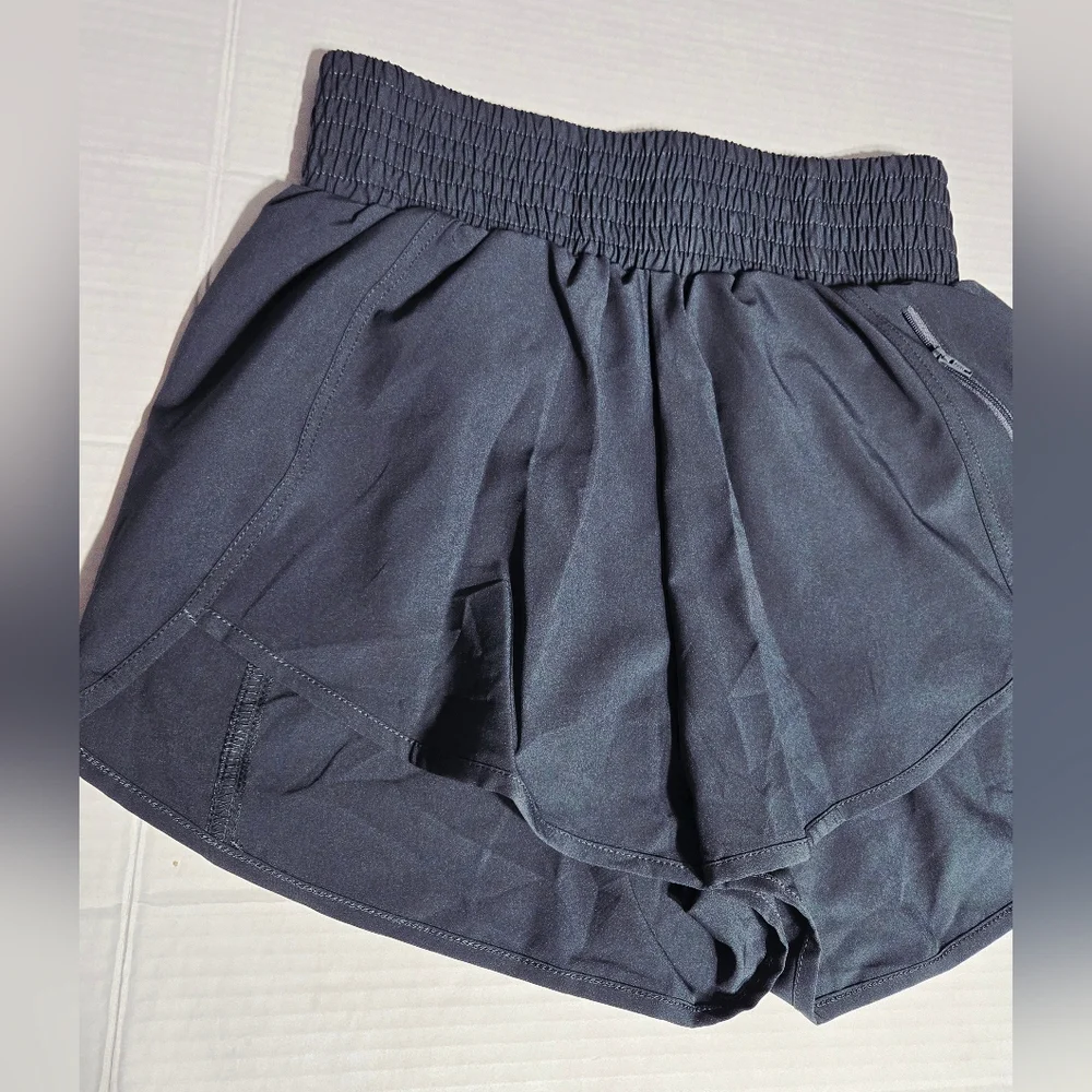 Women's High Waist Athletic Shorts Quick Dry Sporty Workout Running Shorts Small